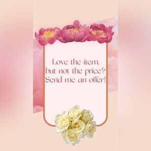 Reasonable offers are accepted